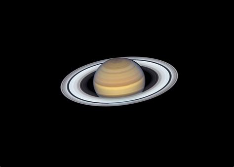 Saturns Rings Shine In Hubbles Latest Portrait