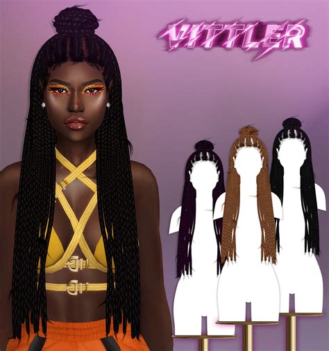 Vittler Desire Hair • Sims 4 Downloads
