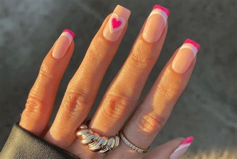Pink French Tip Nail Inspirations And Ideas A Guide To Awe Worthy Nails Nail Aesthetic