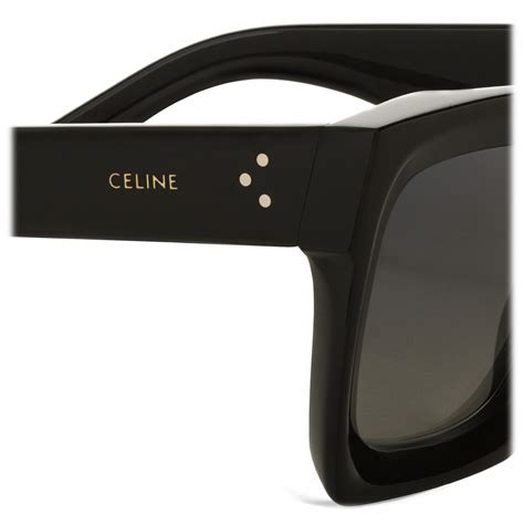 Céline Square Sunglasses In Acetate With Polarized Lenses Black Sunglasses Céline