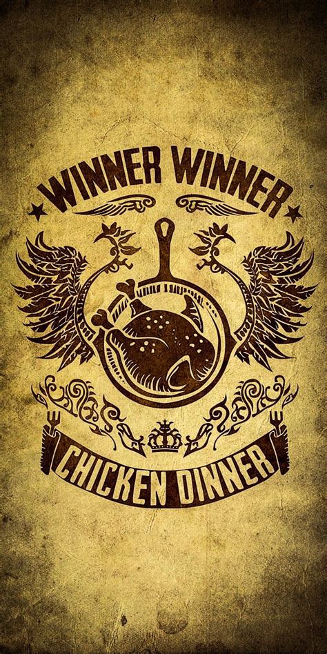 Winner Winner Chicken Dinner Chicken Dinner Pubg Mobile Wallpaper Hd