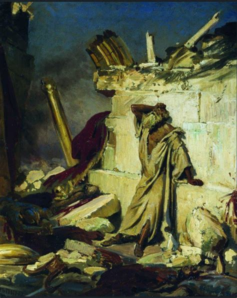 Cry Of Prophet Jeremiah On The Ruins Of Jerusalem Technochitlins