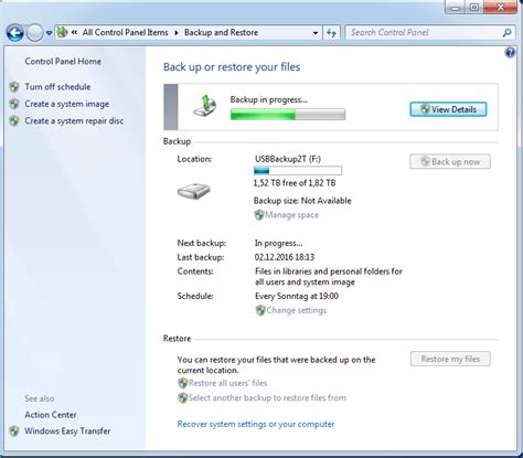 Day 17 Using Windows 7 Backup And Restore Green It Software