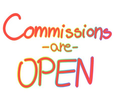 Commissions Are Open By Melakonee On Deviantart