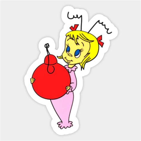 Cindy Lou Who The Grinch Sticker Teepublic