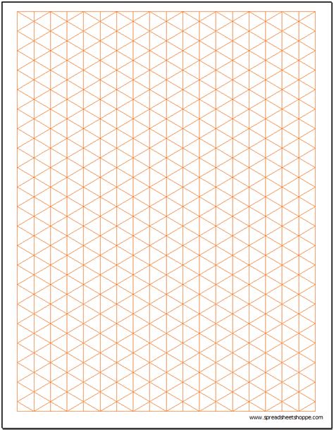 Free Diamond Shaped Graph Paper Template Print Graph Paper