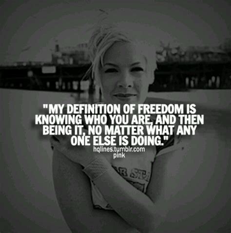 Inspirational Quotes By Singer Pink Quotesgram