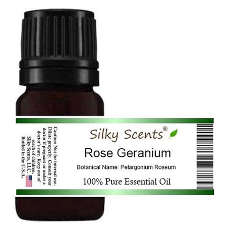 Rose Geranium Essential Oil Pelargonium Roseum Pure Grade Ml