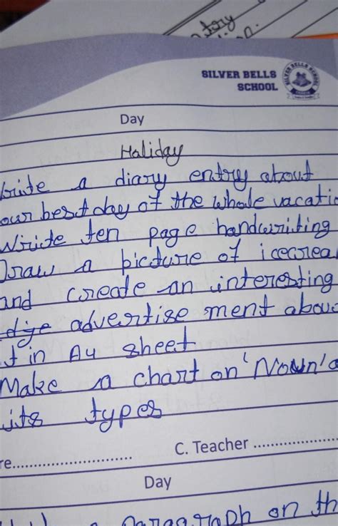 How To Write A Diary Entry In English