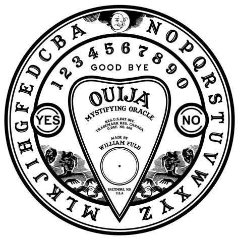 Printable Ouija Board Stencil Printable Word Searches