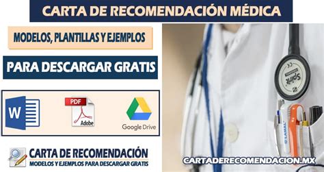 Ejemplo De Carta De Recomendación Médica 【 2022 】 2022