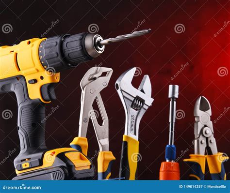 Different Kinds Of Hardware Tools Stock Image Image Of Equipment