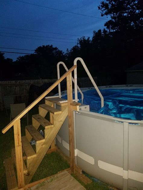 Confer Pool Steps For Easy Entry And Exit