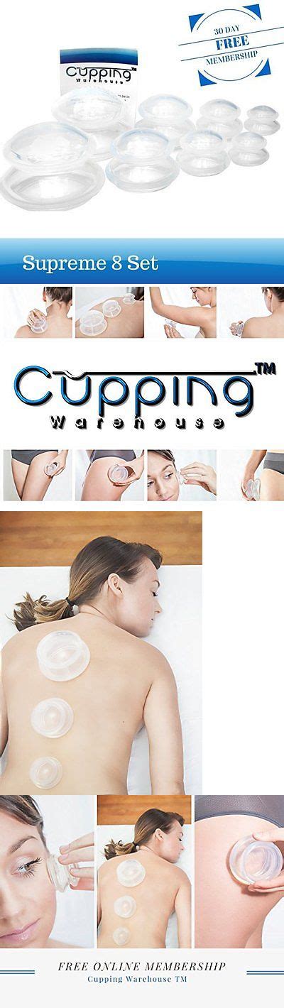 Acupuncture Supreme 8 Professional Medical Silicone Cupping Therapy