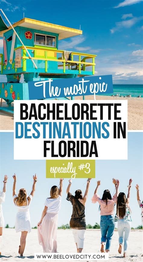 8 Best Bachelorette Party Destinations In Florida Beeloved City In 2021 Bachelorette Party