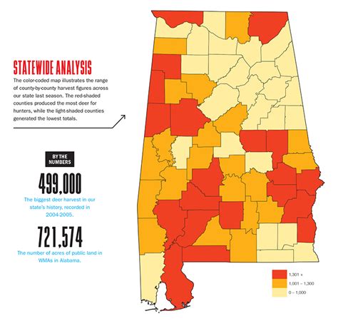 Alabama Deer Density Map