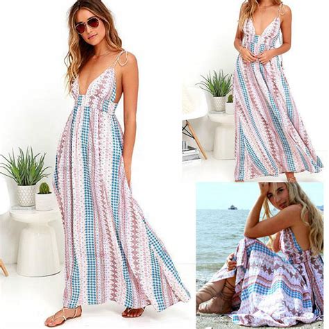 2018 New Brand Cotton Sleeveless Striped Women Summer Casual Long Beach