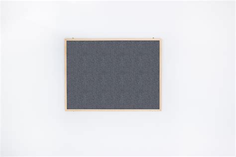 Slate Grey Fabric Covered Notice Board Pin Board With Solid Etsy