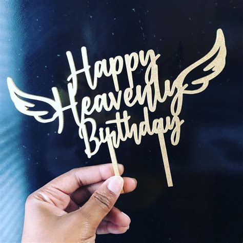 Earfirmations Happy Heavenly Birthday Cake Topper 🍰 😇 Facebook