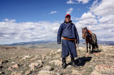 Altai Mountain Ride Altai Western Mongolia Ride A Horse In Altai