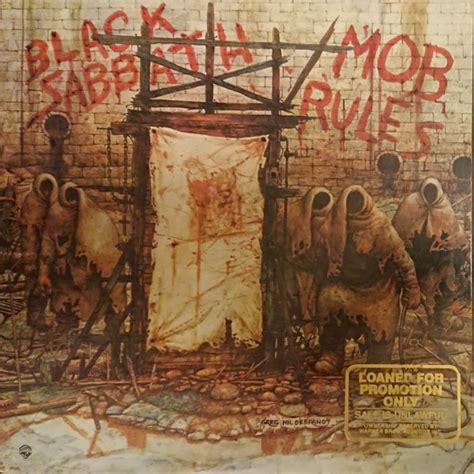 Mob Rules By Black Sabbath Lp Warner Bros Records Cdandlp Ref