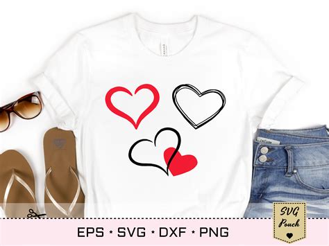 Hearts Svg By Svgpouch Thehungryjpeg