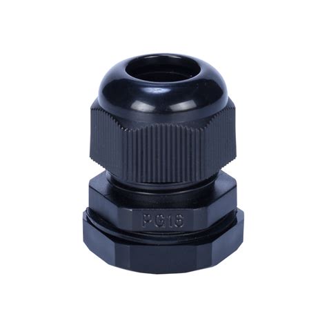 Pg7 Plastic Waterproof Nylon Black Cable Glands Cable Gland Joints