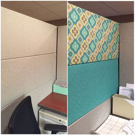 Recovered Cubicle Wall With Fabric From Hobby Lobby Easy Way To