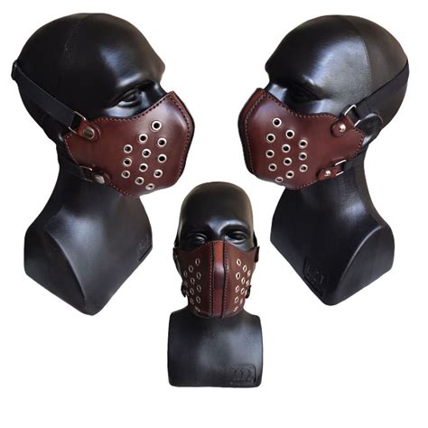 Leather Masks Leather Motorcycle Mask Leather Mask Leather