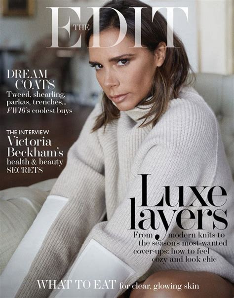 The Beautiful Life Of Victoria Beckham For The Edit Magazine