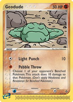 Geodude 55 97 EX Dragon EX Ruby Sapphire Pokemon Trading Card