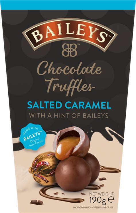 holleys fine foods baileys chocolate truffles salted caramel 205g