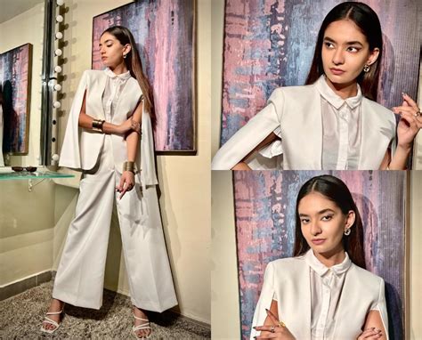 Anushka Sen Gives Bossy Vibes In White Pant Suit Iwmbuzz