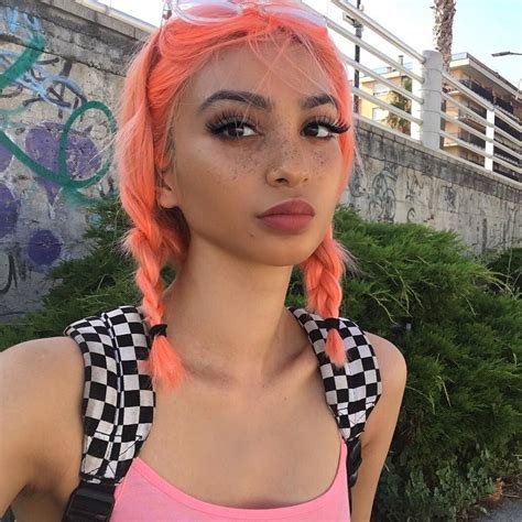 Soraya On Instagram Beach Tings Peach Hair Aesthetic Hair Hair Styles