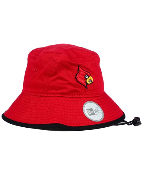 Ktz Louisville Cardinals Tip Bucket Hat In Red For Men Lyst