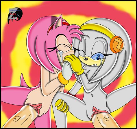 rule 34 2girls amy rose anthro breasts color crying echidna female fur furry hedgehog human