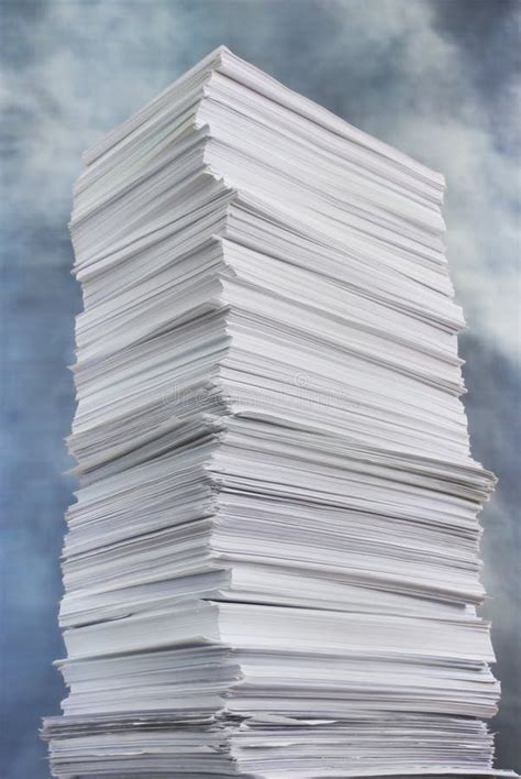 Huge Paper Stack Stock Photo Image Of Copy Paper Blank 30866828