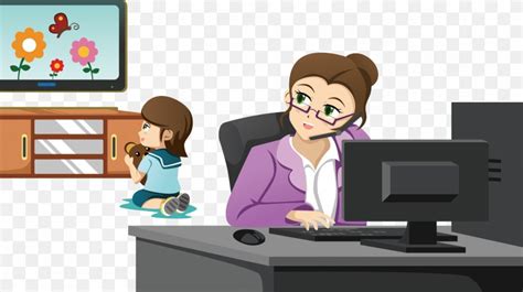 stressed mom clipart png