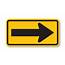 Single Head Arrow Symbol Sign W1 6  Standard Traffic Signs TAPCO