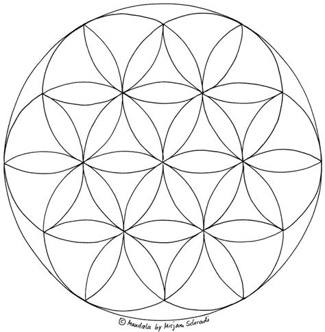 Die blume des lebens als muster zum download und zum ausdrucken hier auf geistplan.de als pdf. Pin auf malen
