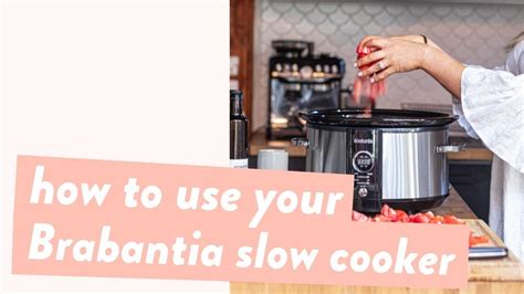 How To Use Your Brabantia Slow Cooker Slow Cooker Author Alyce