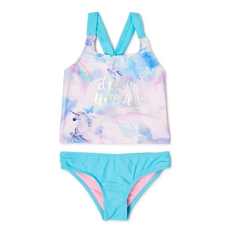 Limited Too Limited Too Toddler Girls Tie Dye Graphic Tankini