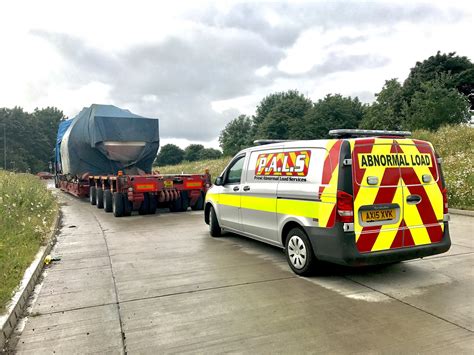 for abnormal load escort services and pilot cars in england scotland and wales call pals today