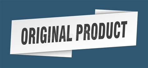 Original Product Banner Template Original Product Ribbon Label Stock