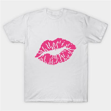 Kissing Lips Kussmund Baiser Beso Bacio Pruilen Pink Kiss T Shirt Teepublic