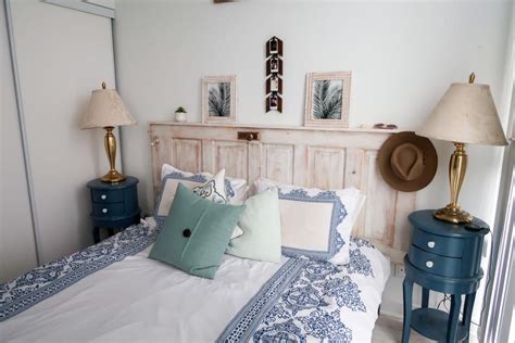 Conveniently packed in boxes, these weathered wallboards are free of the bugs, fungi, and peeling paint that you might find in boards actually salvaged from abandoned. 31 Stylish Headboards You Can Make Yourself | HGTV