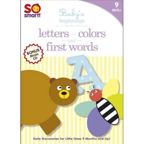 So Smart Babys Beginnings Letters First Words Colors
