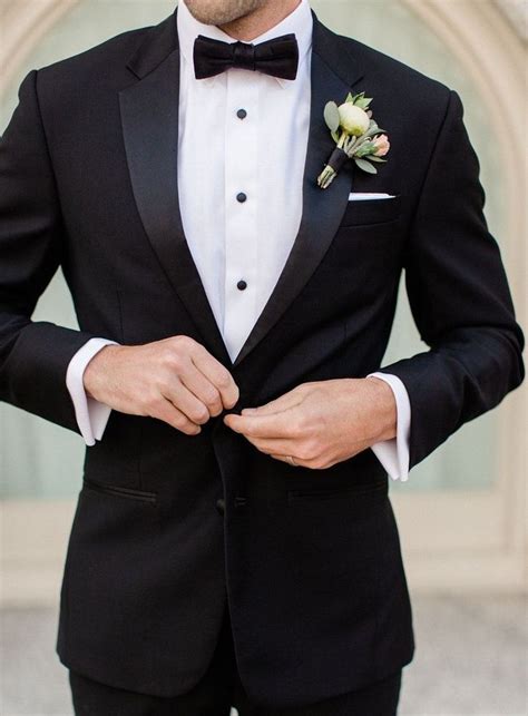 Black Tuxedo Jacket Men Tuxedo Blazer Black Wedding Groom Wear Slim Fit Two Button Party Wear