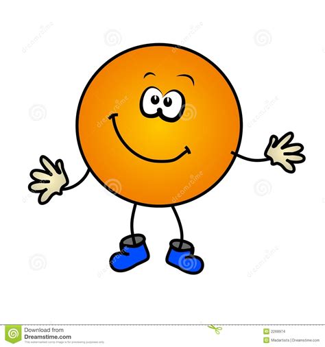 Happy Cartoon Smiley Face Stock Images Image 2268974