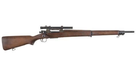 Wwii Us Remington Model 03 A4 Bolt Action Sniper Rifle Rock Island